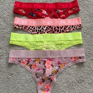 Victoria’s Secret PINK Logo Thongs